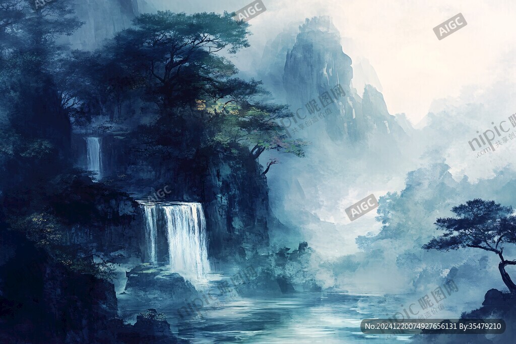 高清古風山水