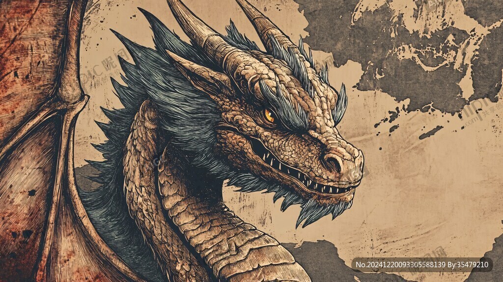 龍包裝插畫