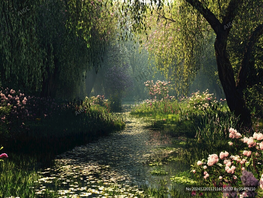 唯美園林風景