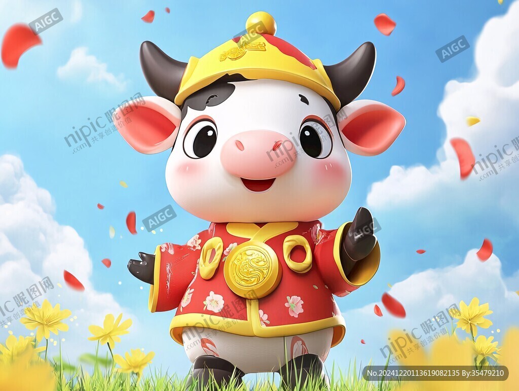 牛年卡通動(dòng)漫