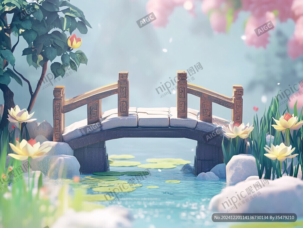 游戲場景竹橋