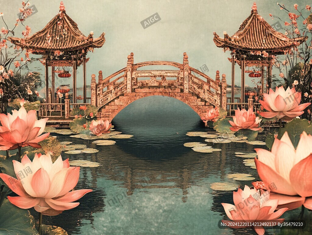 五亭橋插畫