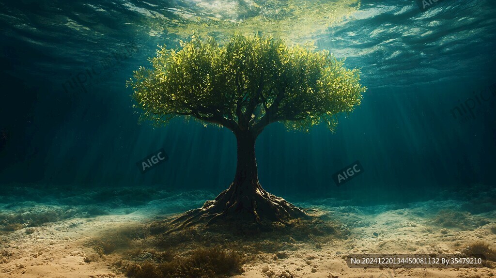 水下的樹木