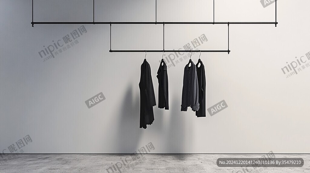 衣服掛拍高清圖