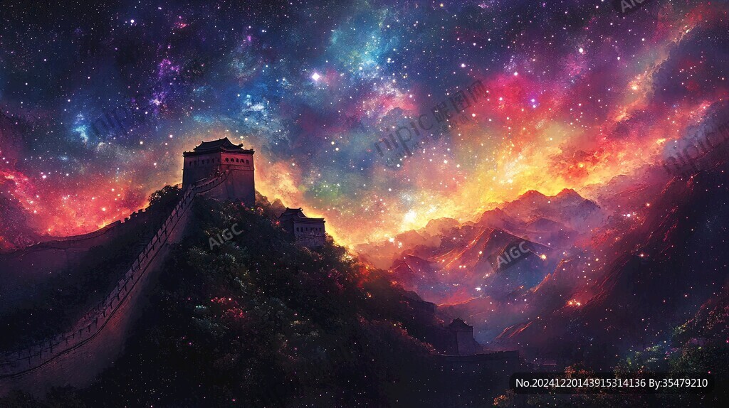 長城上的銀河