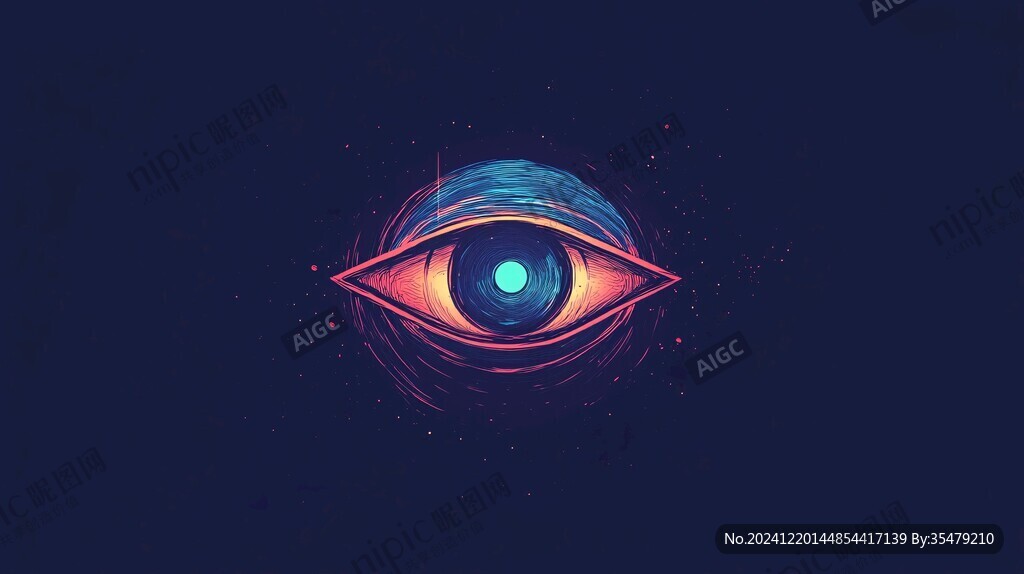 天眼插畫