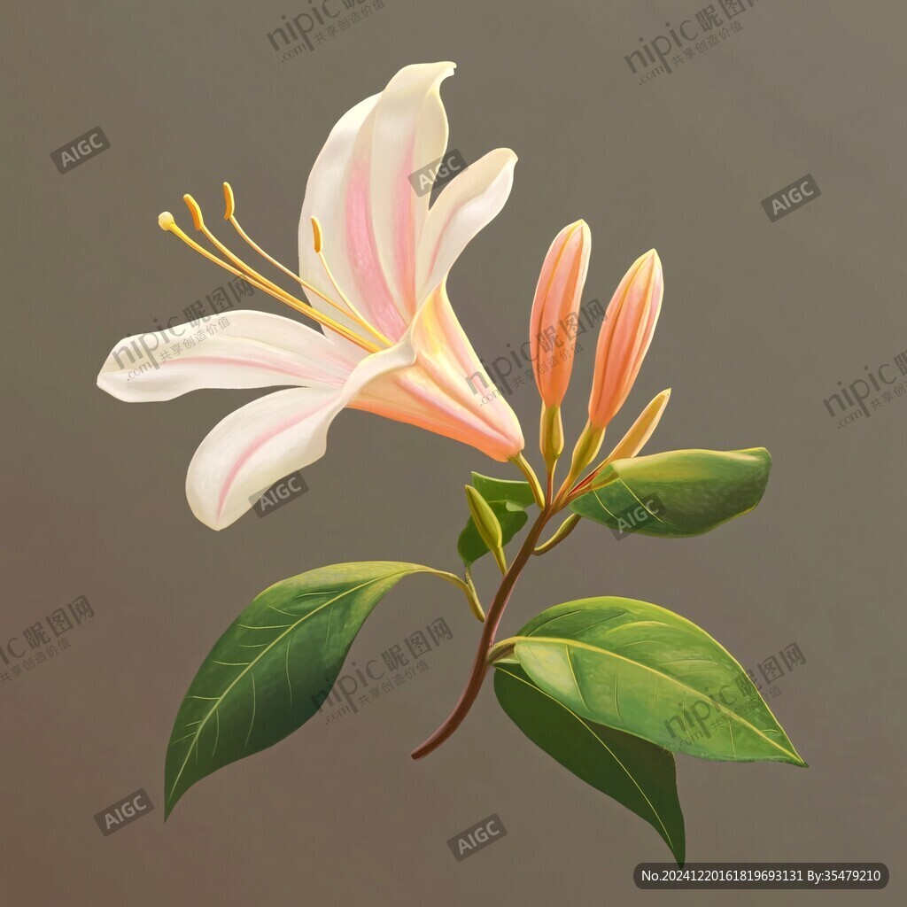 寫實金銀花