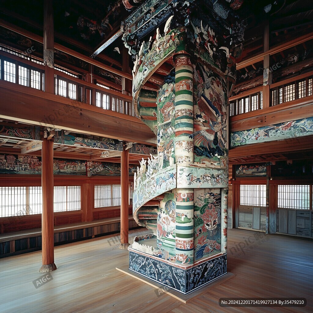 宮城建筑彩繪