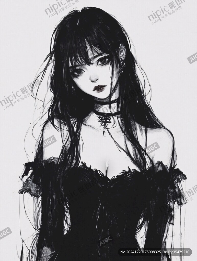 高級(jí)感女插畫