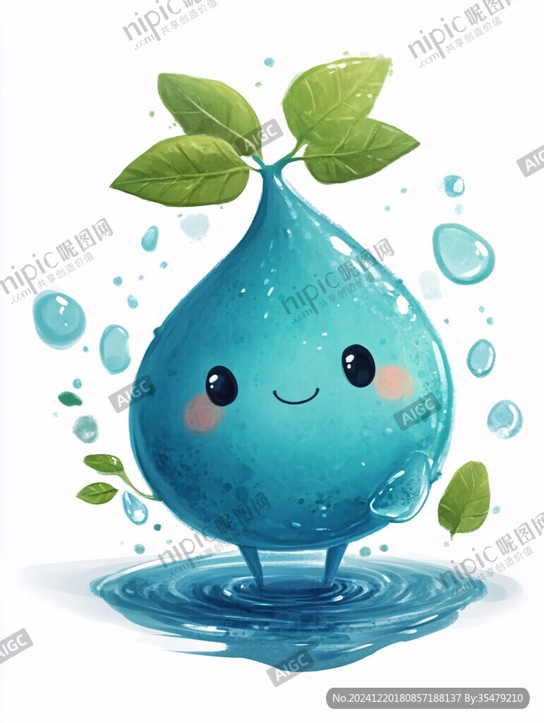 原創(chuàng)卡通小水滴