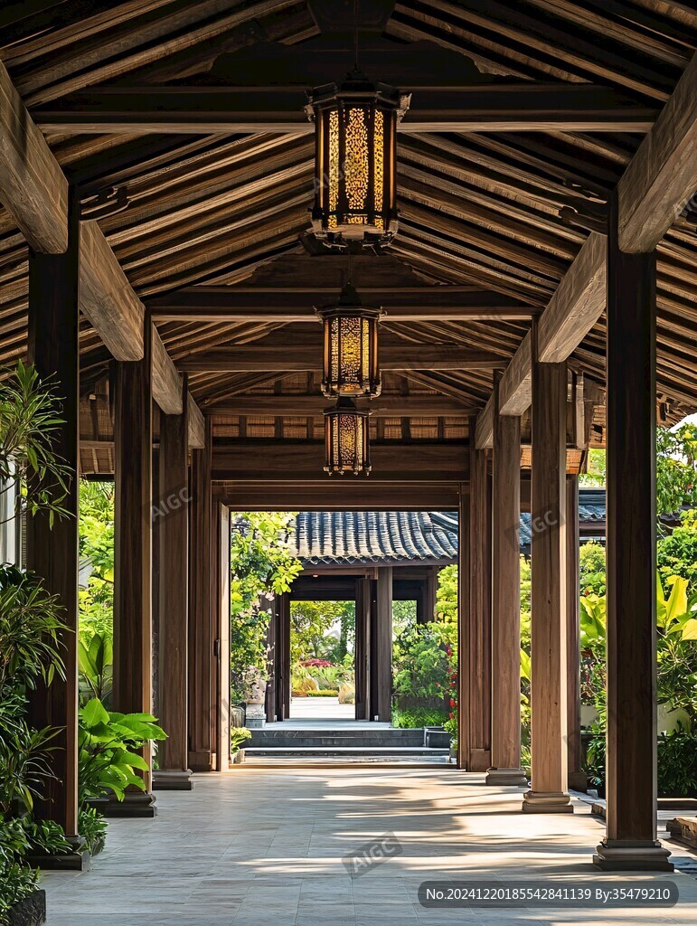 悅椿酒店回廊