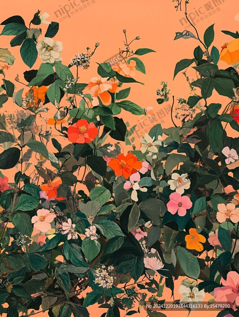 莫蘭迪色彩植物花草