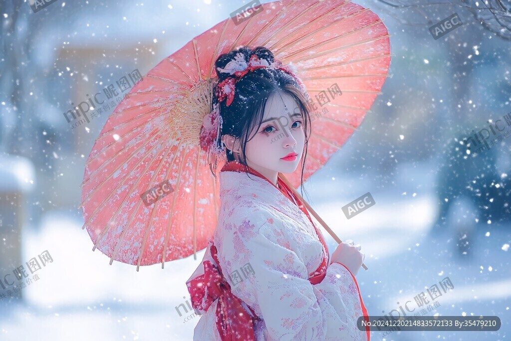 漢服雪景