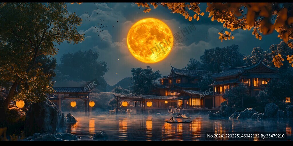 夢幻中秋節場景