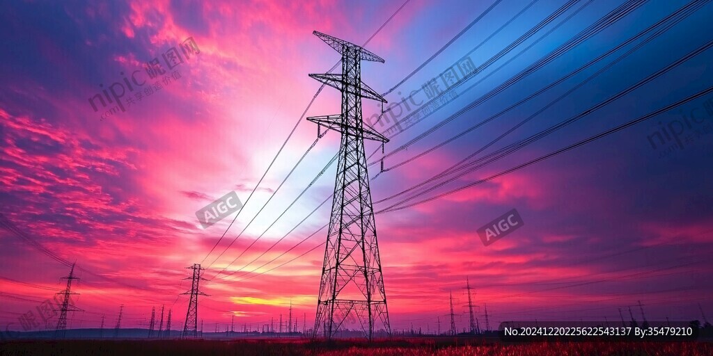 供電題材背景素材