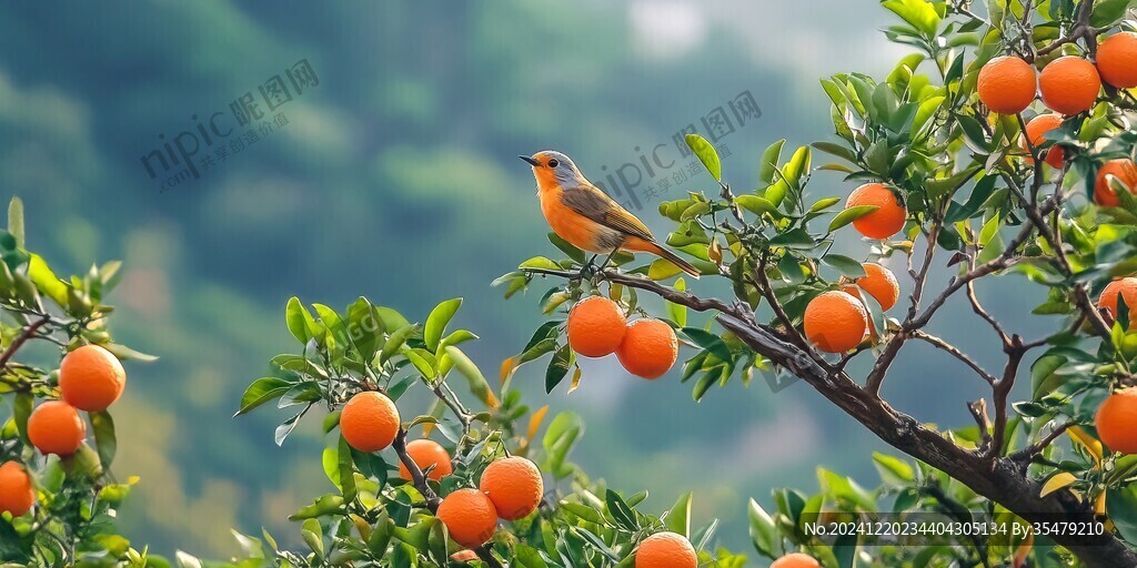 橘樹下養雞