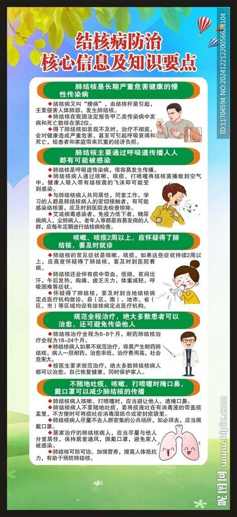 結核病日展架
