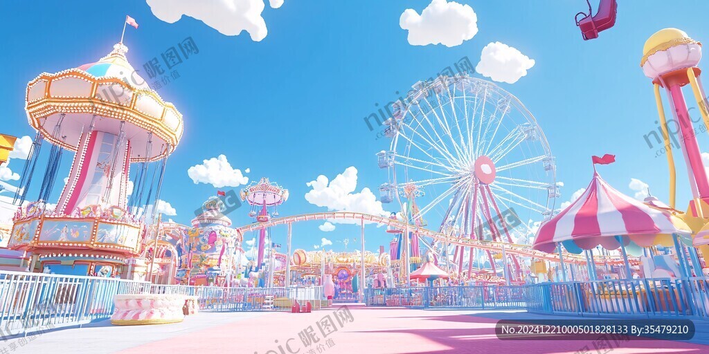 夏日游樂園