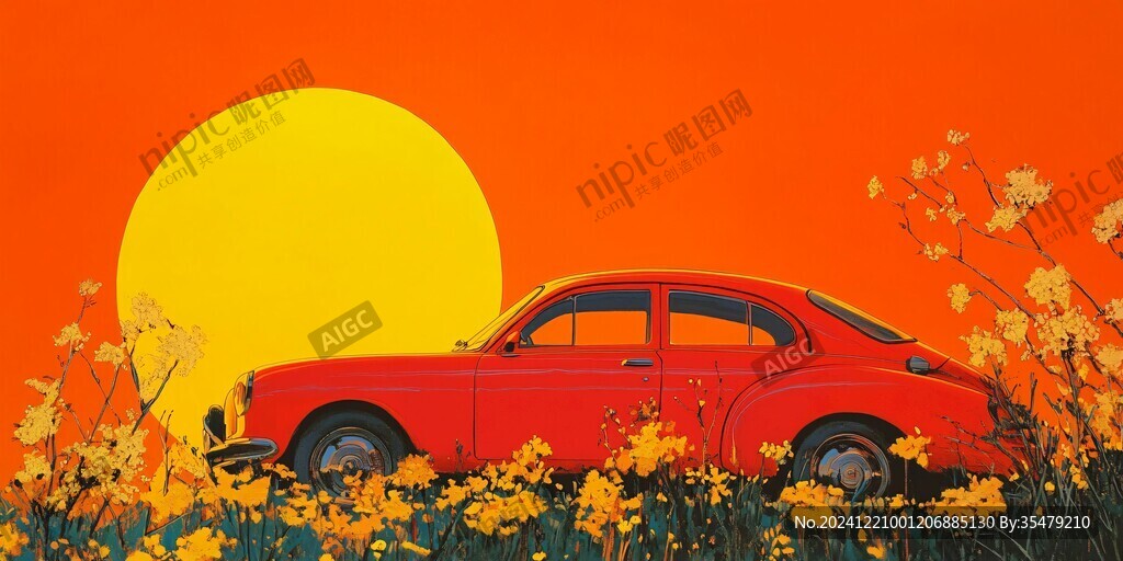 春天的汽車
