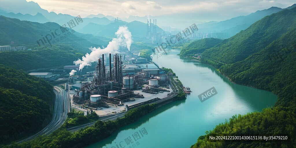 山區(qū)里的電廠