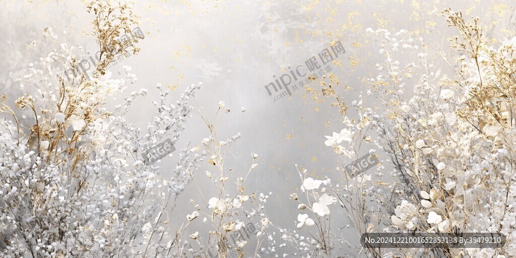 朦朧花卉背景