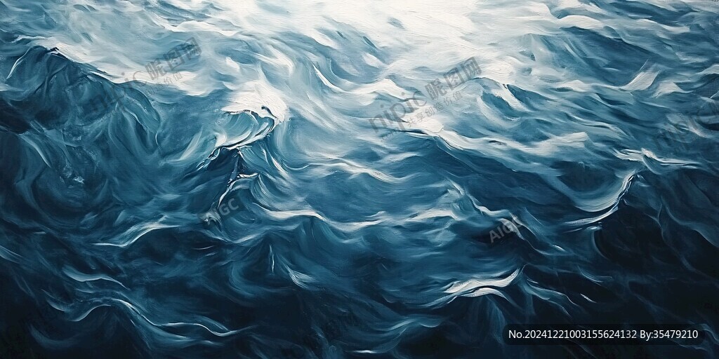 海洋流體畫