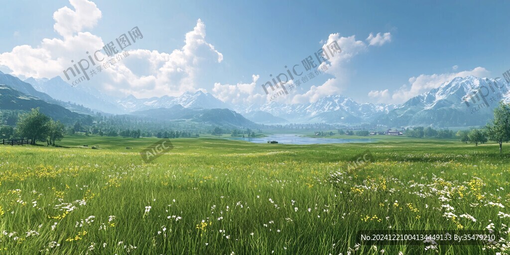 超寬幅田園景色
