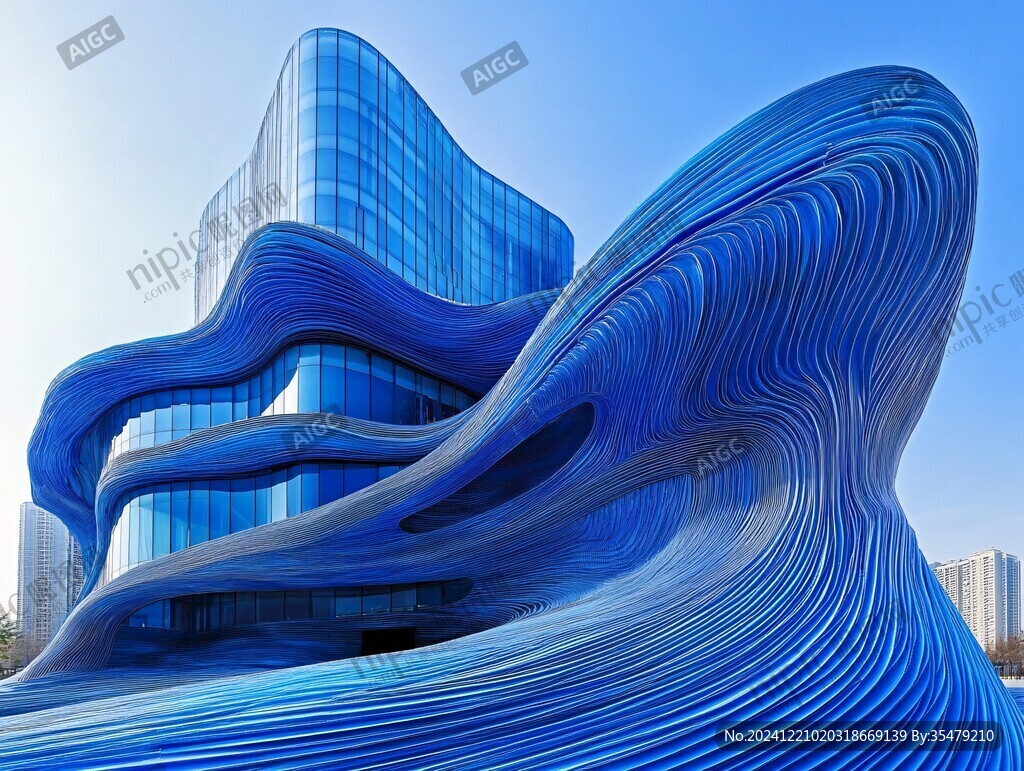 流線線條建筑