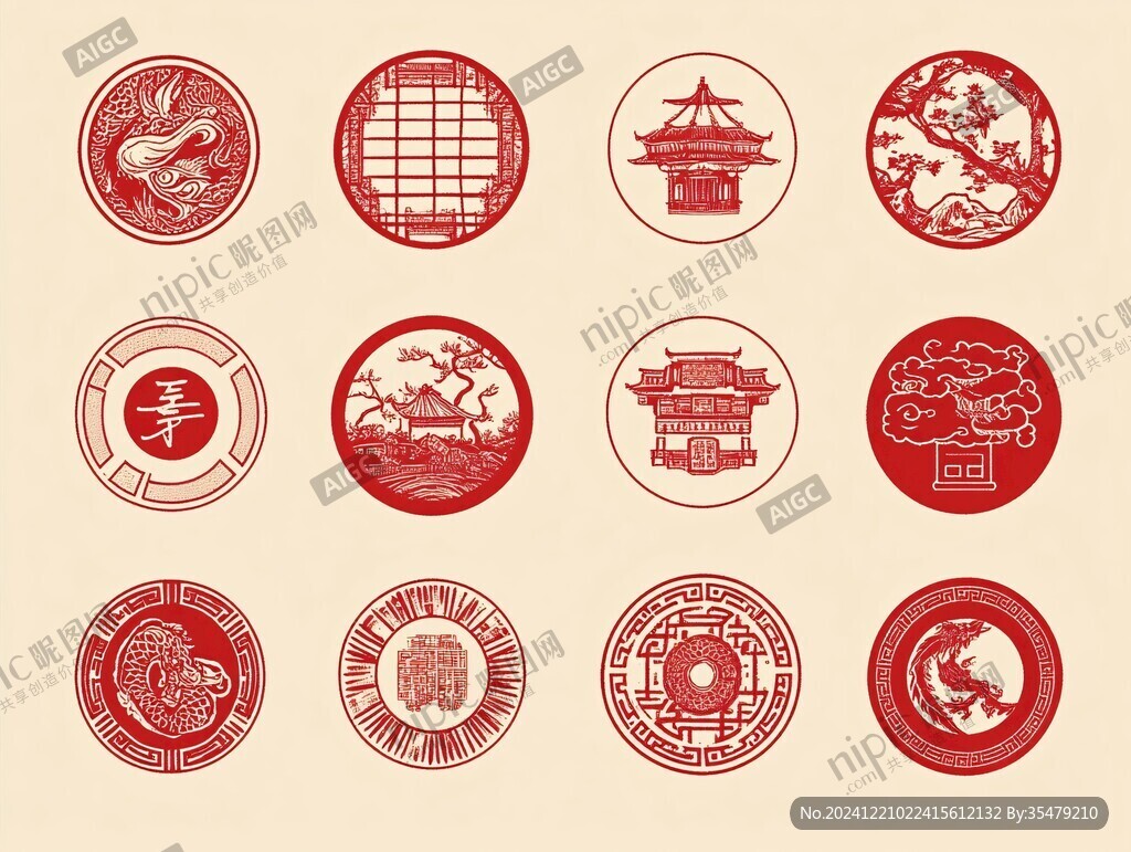 中式主題logo