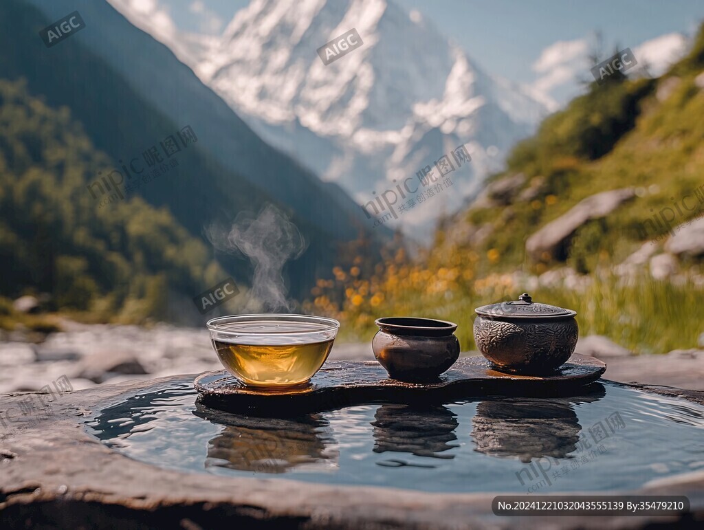 茶杯山水