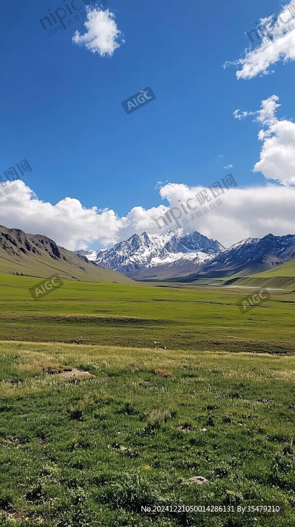西天的崗什卡雪峰景區