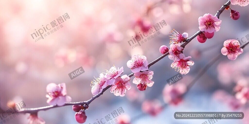 唯美桃花高清壁紙