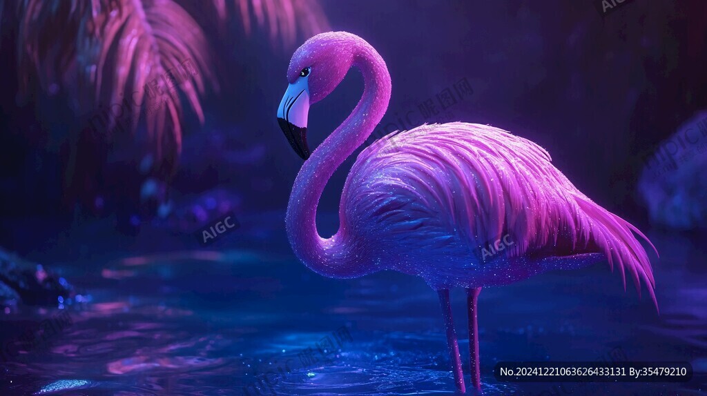 唯美火烈鳥