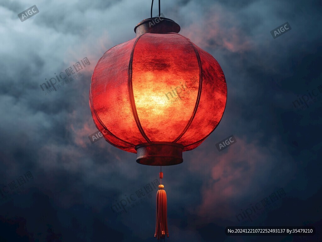 晚上紅燈籠