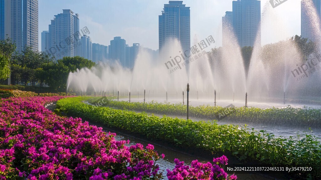 旱噴水景
