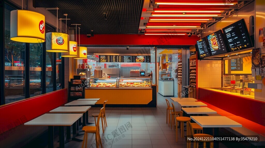 快餐小店場景