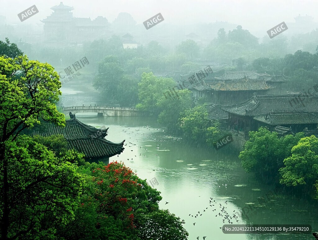 雨中樓閣