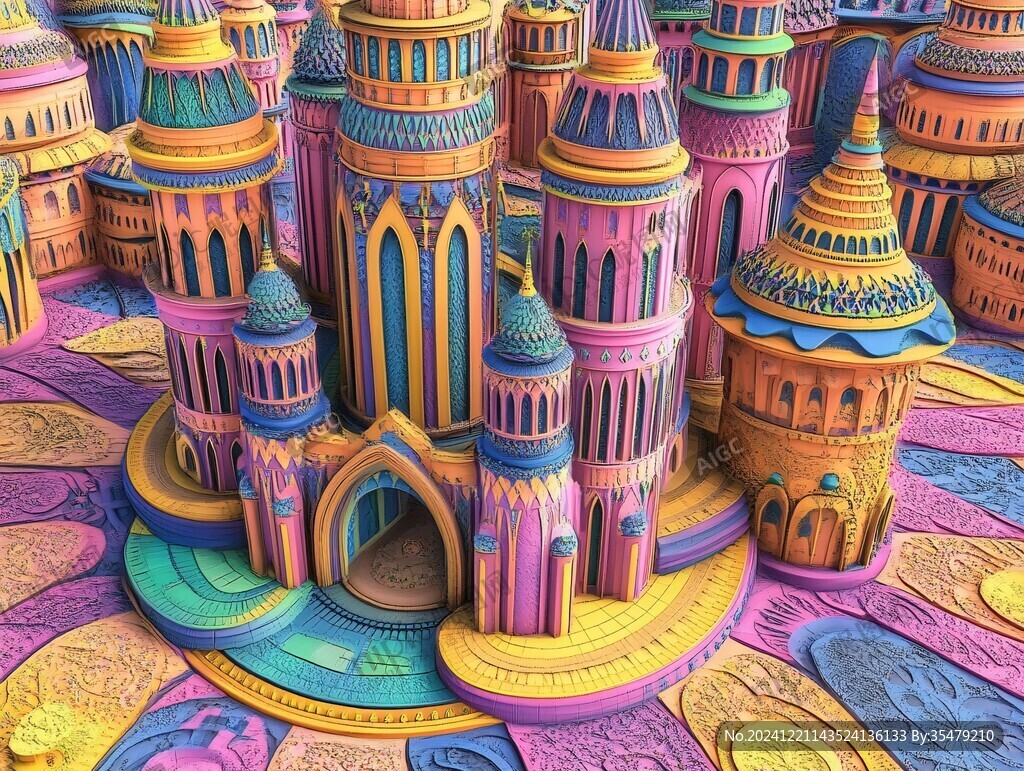 3d立體插畫風格