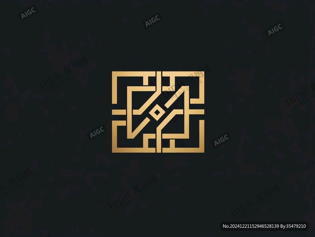 簡(jiǎn)約回紋標(biāo)志