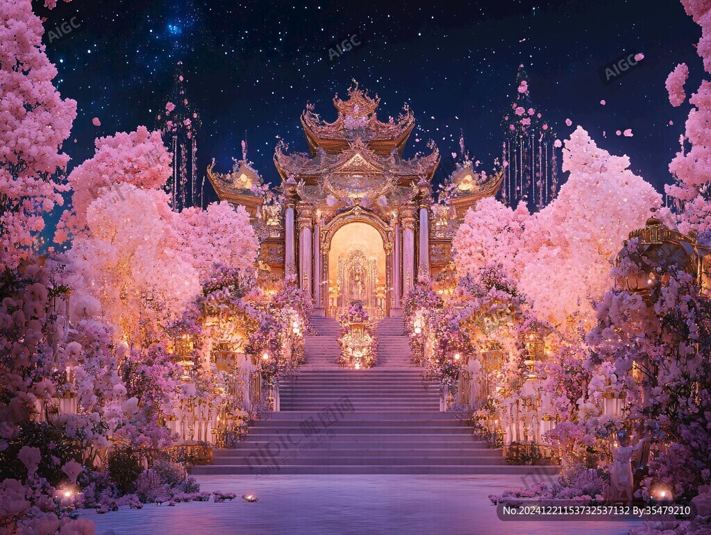 裝飾華麗的奇幻宮殿