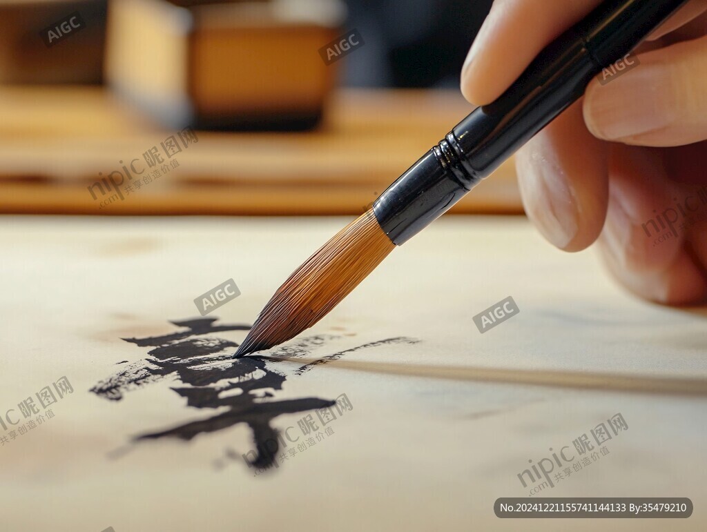 毛筆寫真