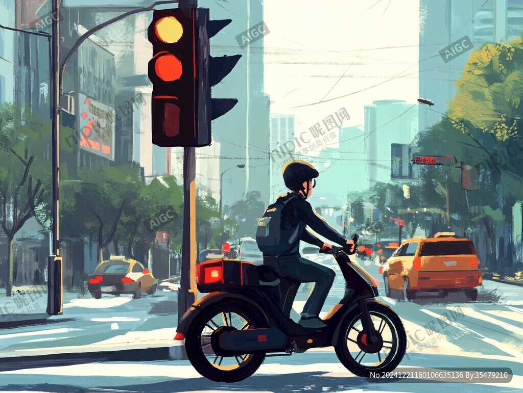 騎車男生