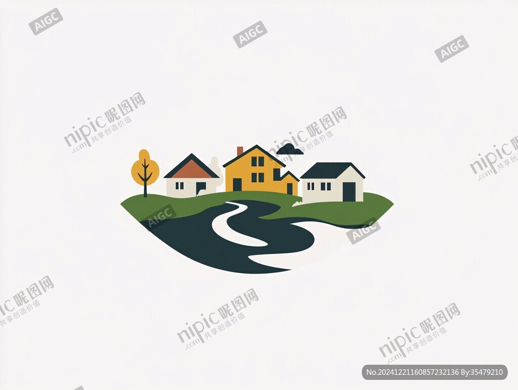 鄉(xiāng)村主題logo