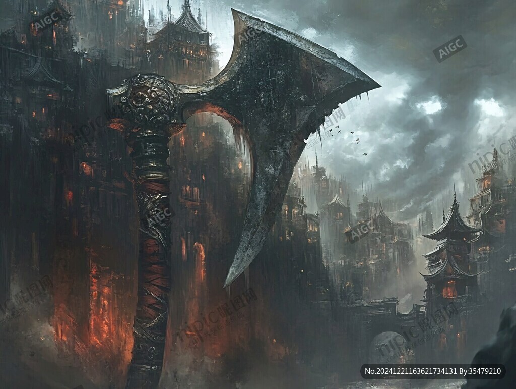 玄幻題材插畫