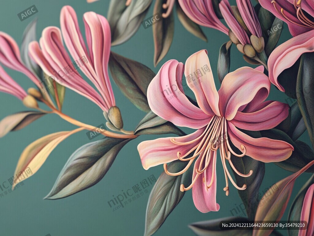 3d立體花壁紙