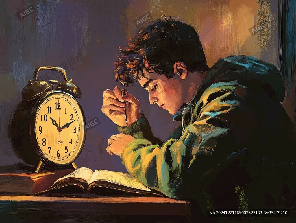 手繪追光的少年