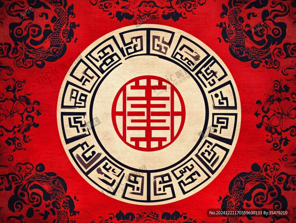 富貴吉祥回字紋理