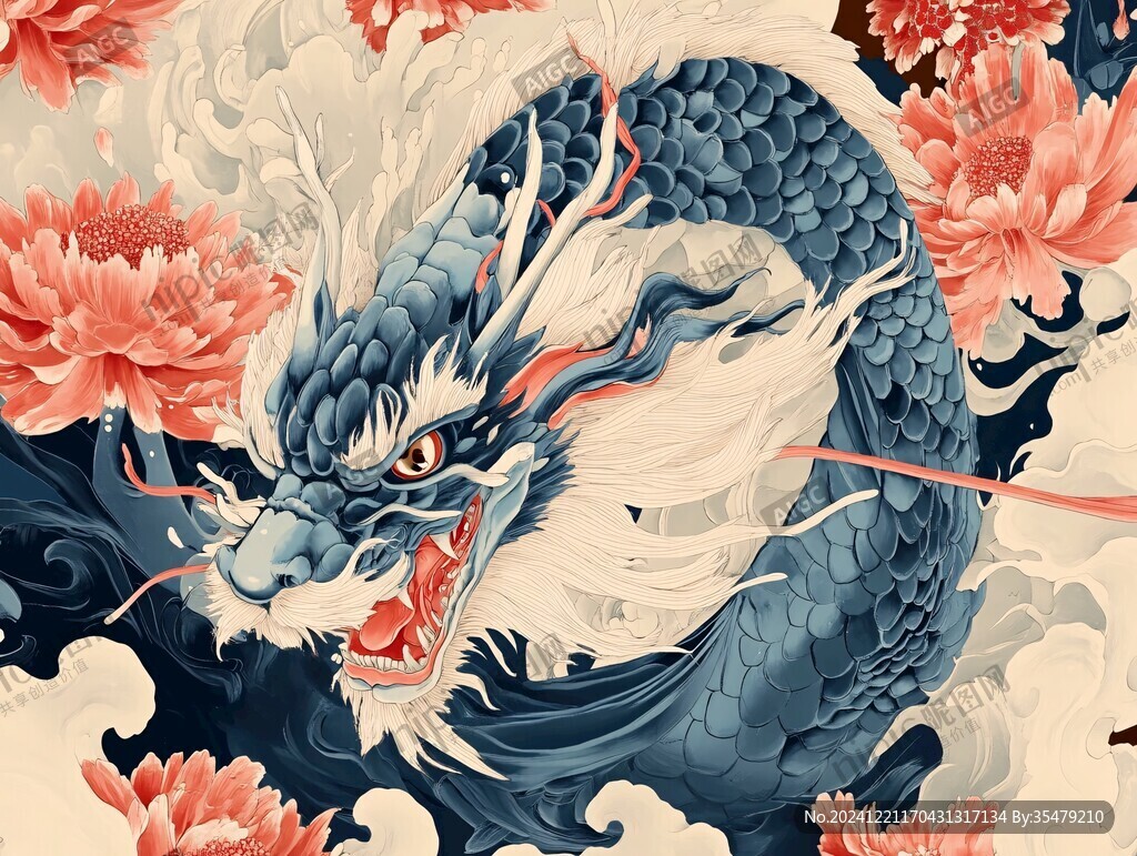 龍年文創(chuàng)插畫