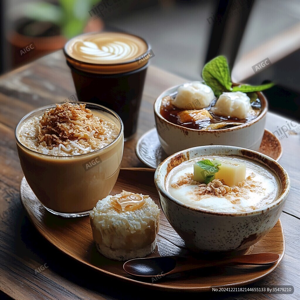 蛋糕布甸奶茶