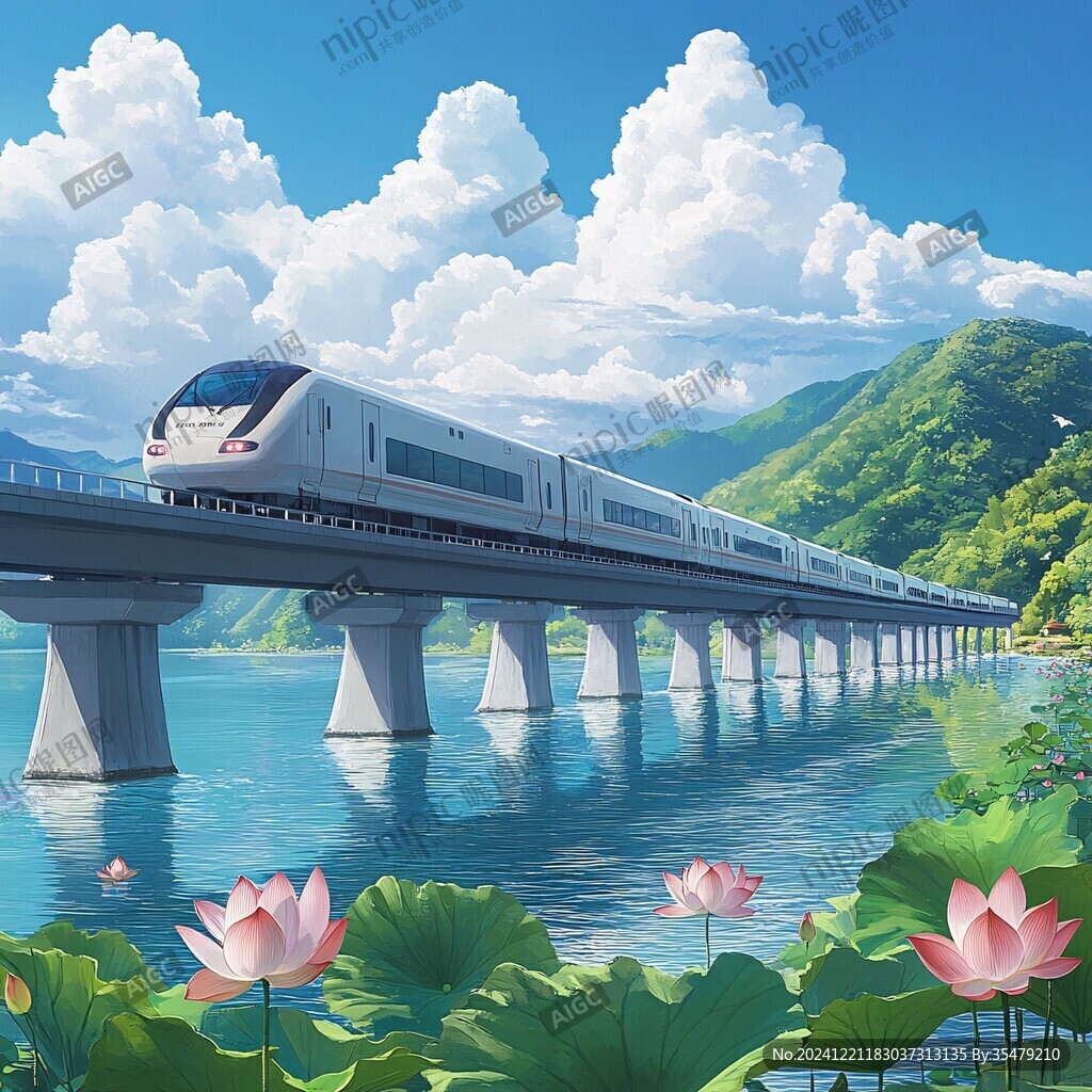 原創高鐵插畫